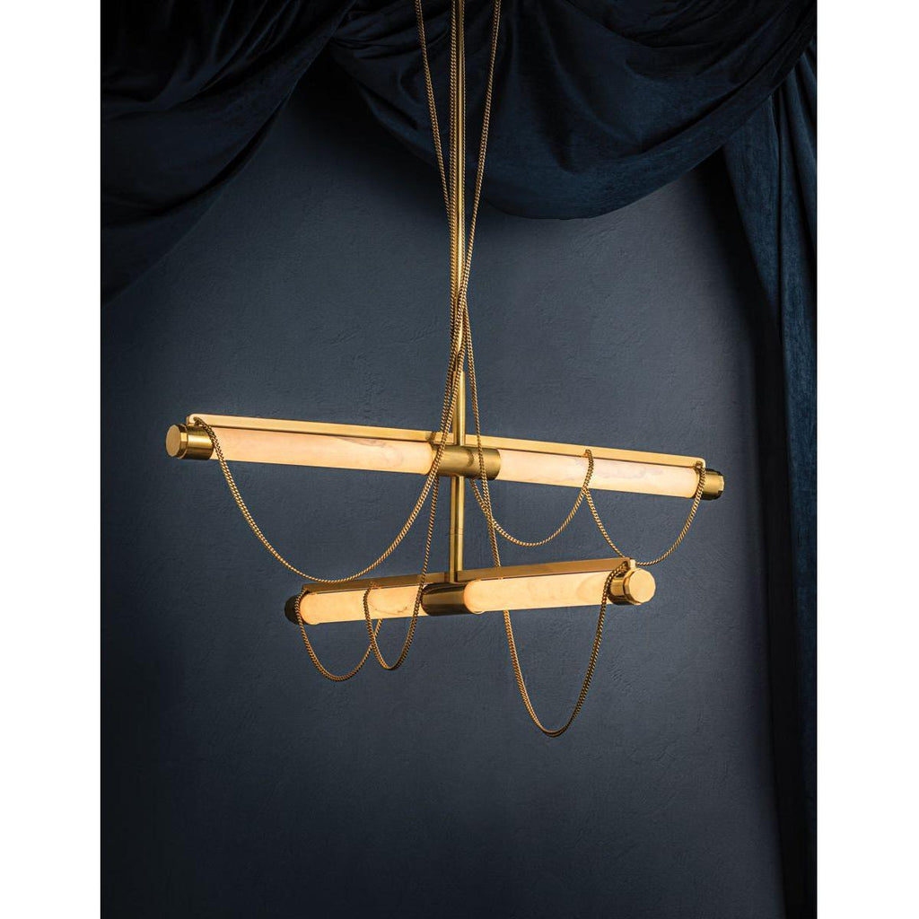 Lariat Chandelier | Noz Nozawa x Corbett Lighting - Light House Co.