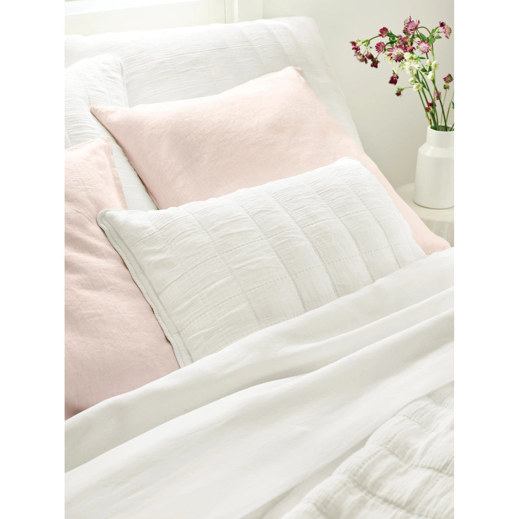 Monet White Quilted Coverlet - Light House Co.