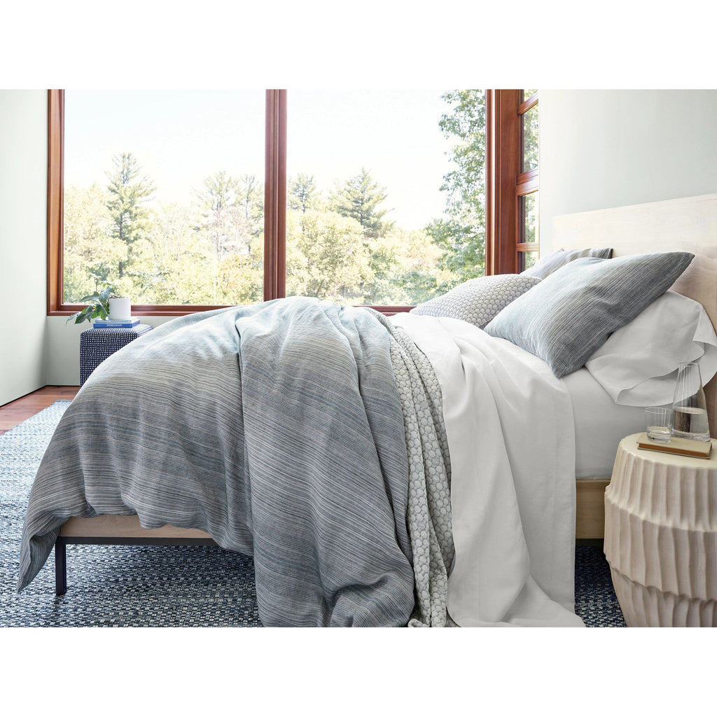 Denim Stone Blue Handwoven Cotton Rug - Light House Co.