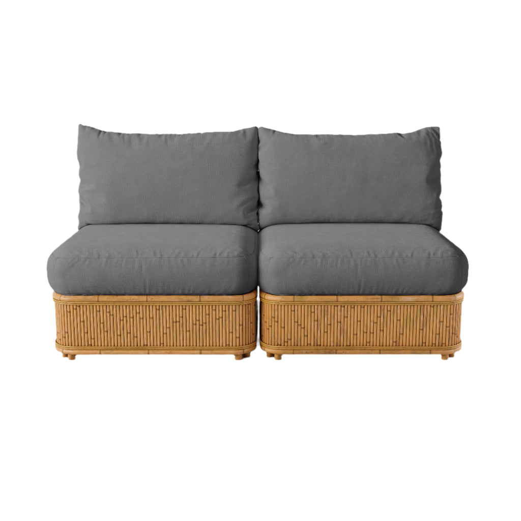 Natura Loveseat - Charcoal - Light House Co.