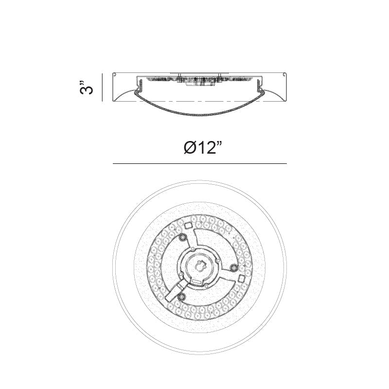 Essene Flush Mount - Light House Co.