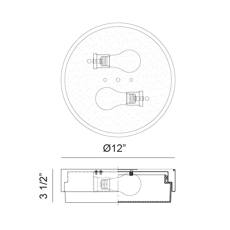 Quintz Flush Mount - Light House Co.