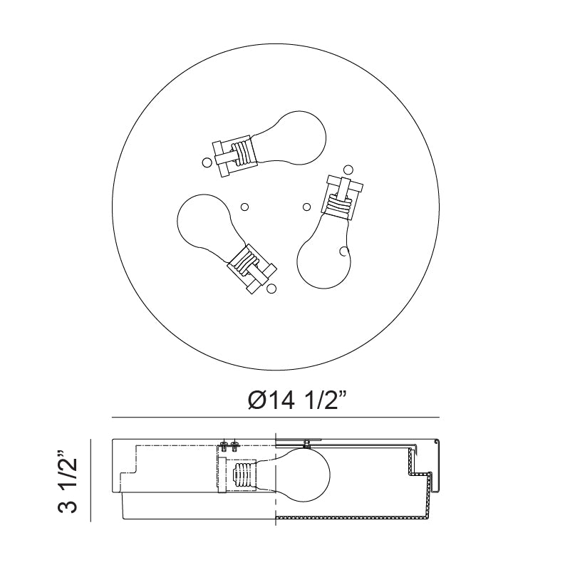 Quintz Flush Mount - Light House Co.