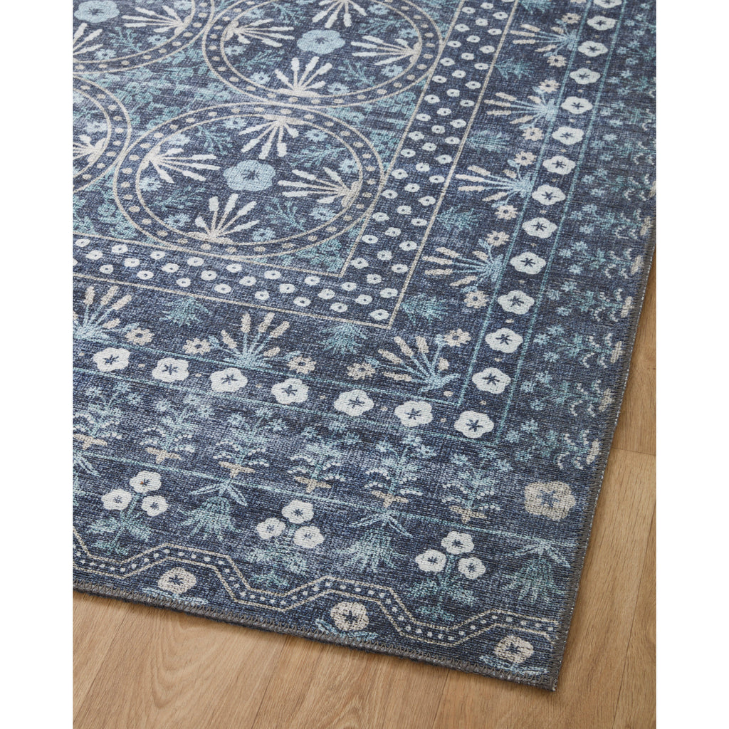 Maison Rosette / Blue | Rifle Paper Co. Rugs x Loloi - Light House Co.