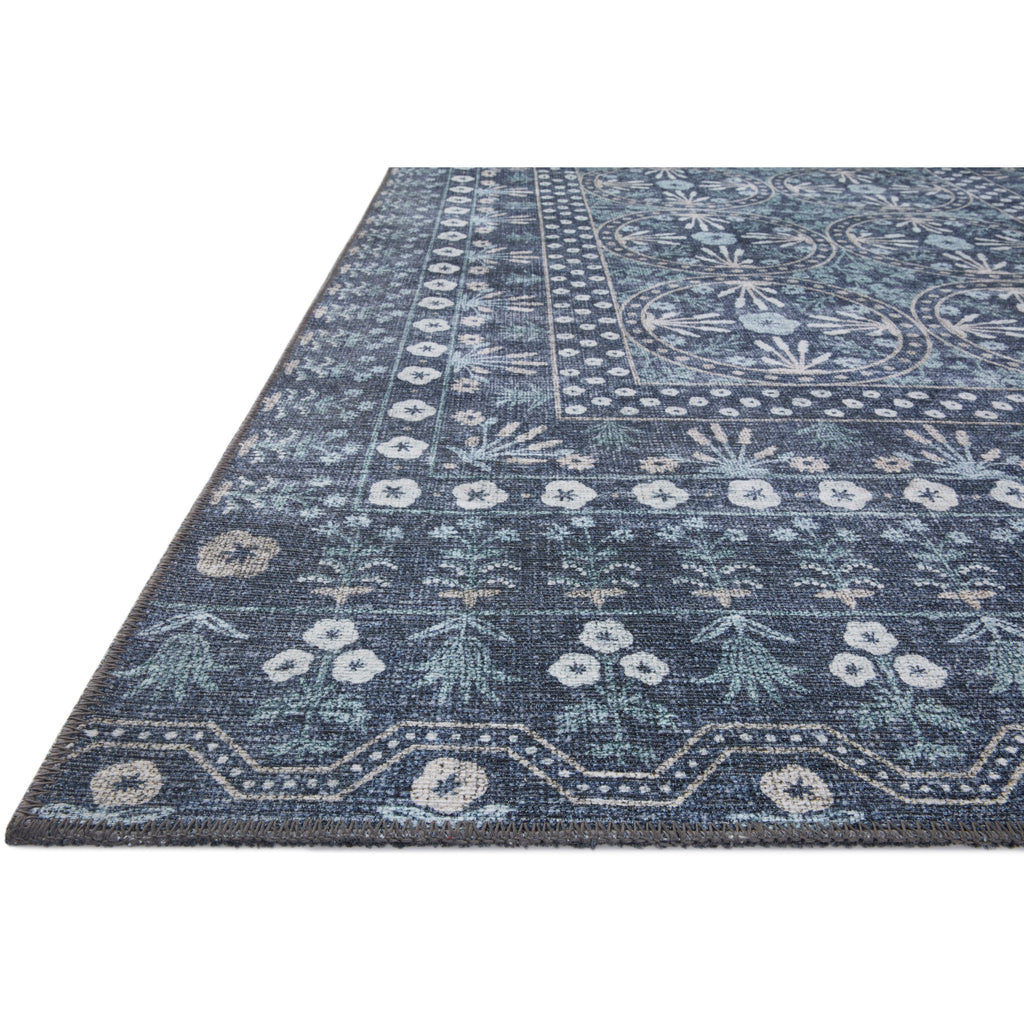 Maison Rosette / Blue | Rifle Paper Co. Rugs x Loloi - Light House Co.