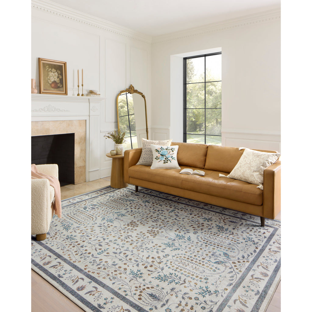 Maison Wisteria / Cream | Rifle Paper Co. Rugs x Loloi - Light House Co.