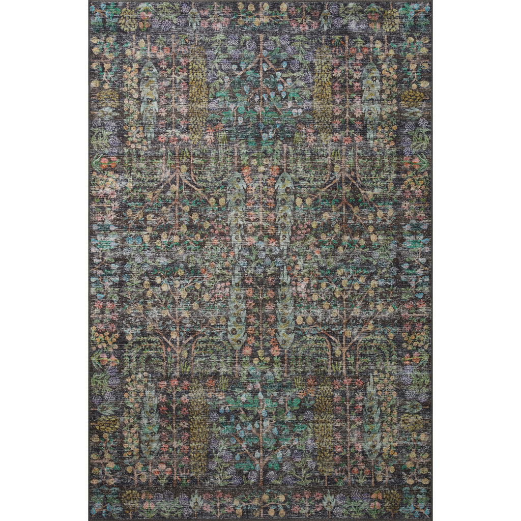Maison Grove / Charcoal | Rifle Paper Co. Rugs x Loloi - Light House Co.