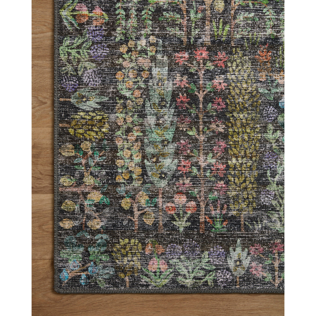 Maison Grove / Charcoal | Rifle Paper Co. Rugs x Loloi - Light House Co.