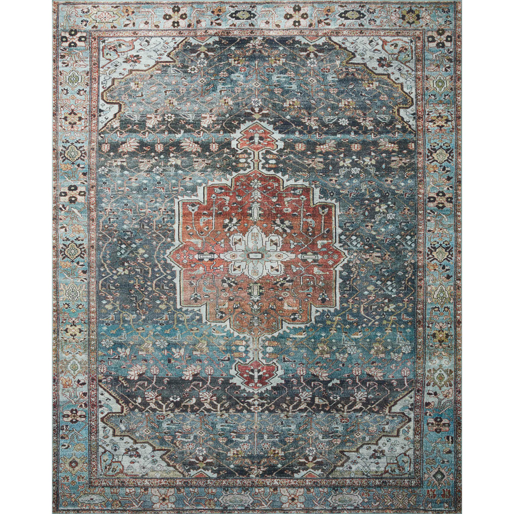 Margot Ocean / Brick Rug - Light House Co.
