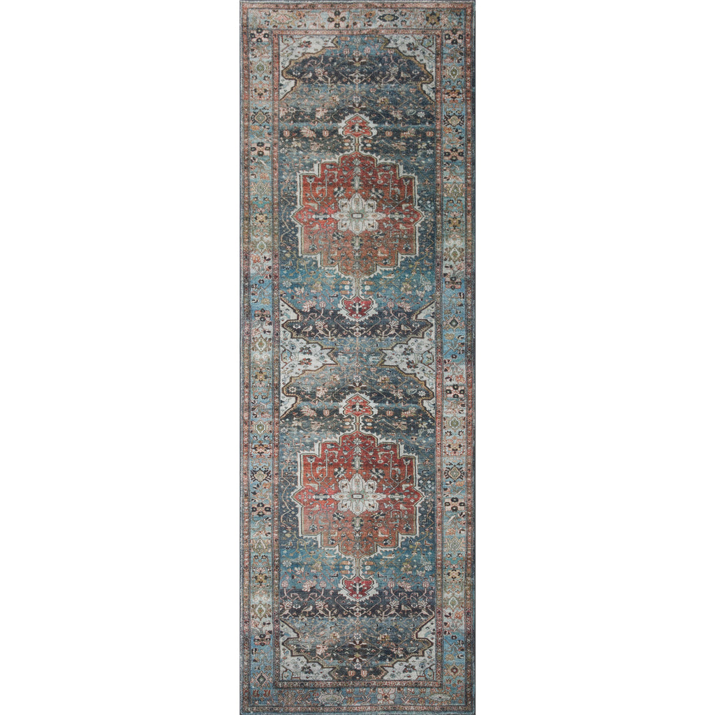 Margot Ocean / Brick Rug - Light House Co.