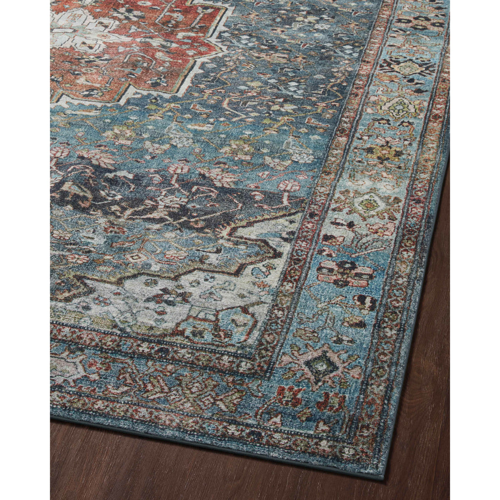 Margot Ocean / Brick Rug - Light House Co.