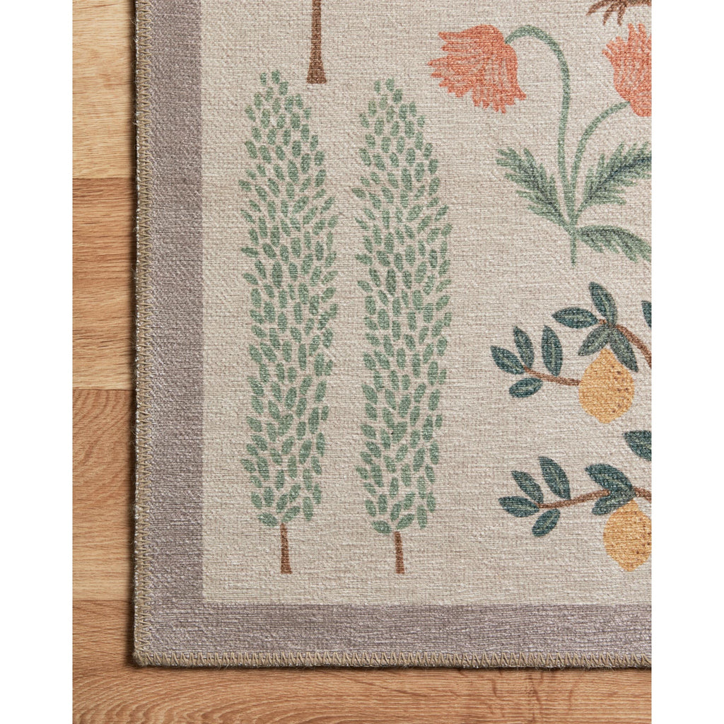 Menagerie Les Fauves / Cream | Rifle Paper Co. Rugs x Loloi - Light House Co.