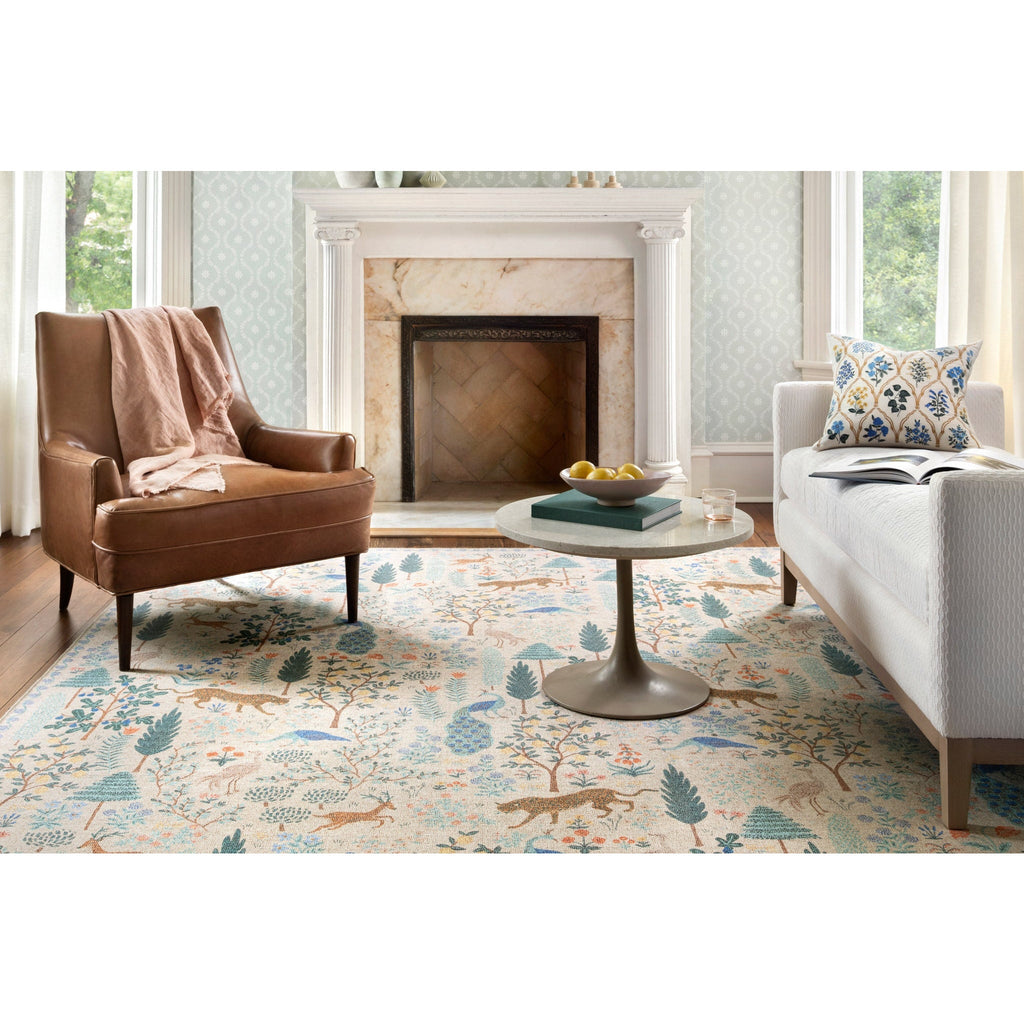 Menagerie Menagerie Forest / Cream | Rifle Paper Co. Rugs x Loloi - Light House Co.