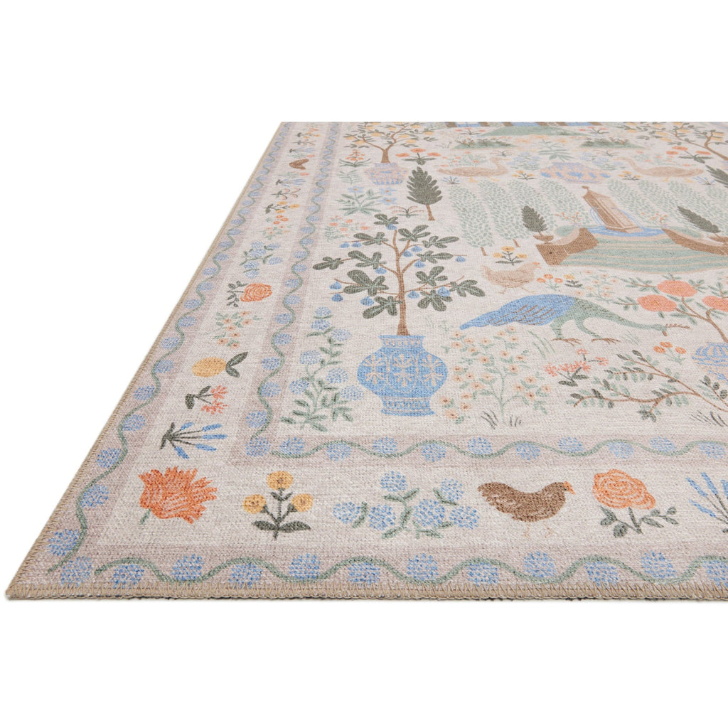 Menagerie Camont / Cream | Rifle Paper Co. Rugs x Loloi - Light House Co.