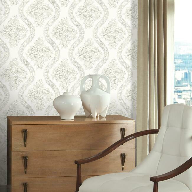 Coverlet Floral Wallpaper | Wallpaper | York Wallcoverings - Light House Co.