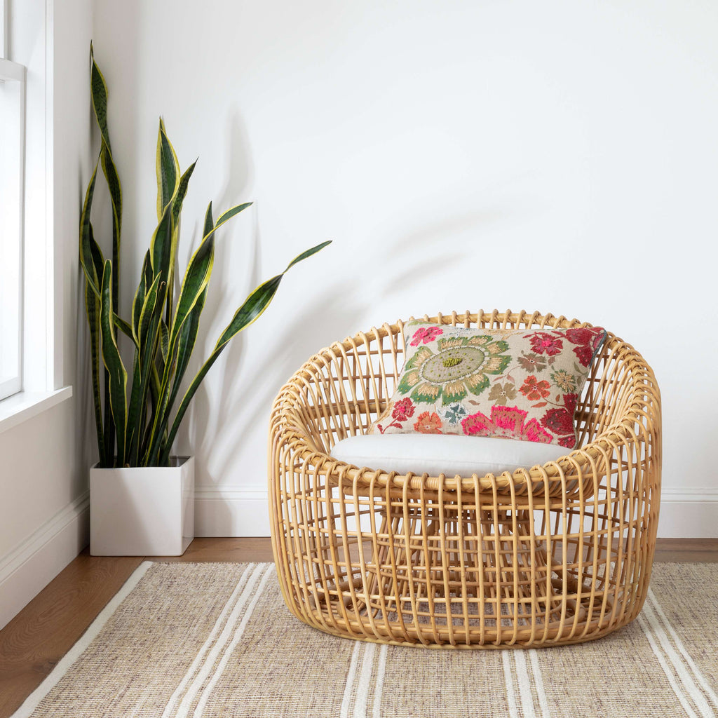 Malta Natural Woven Wool Rug - Light House Co.