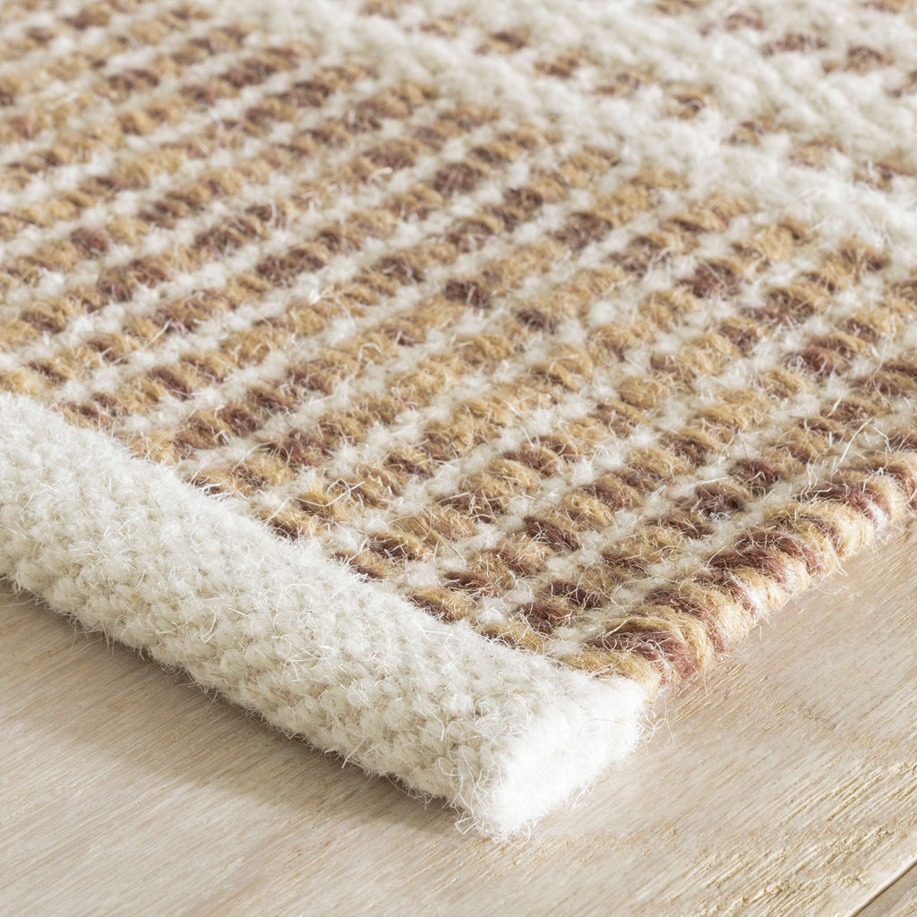 Malta Natural Woven Wool Rug - Light House Co.