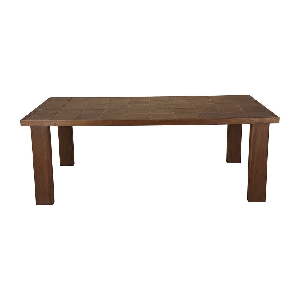 Marina Outdoor Dining Table Brown | Outdoor Dining Tables | Moe's - Light House Co.