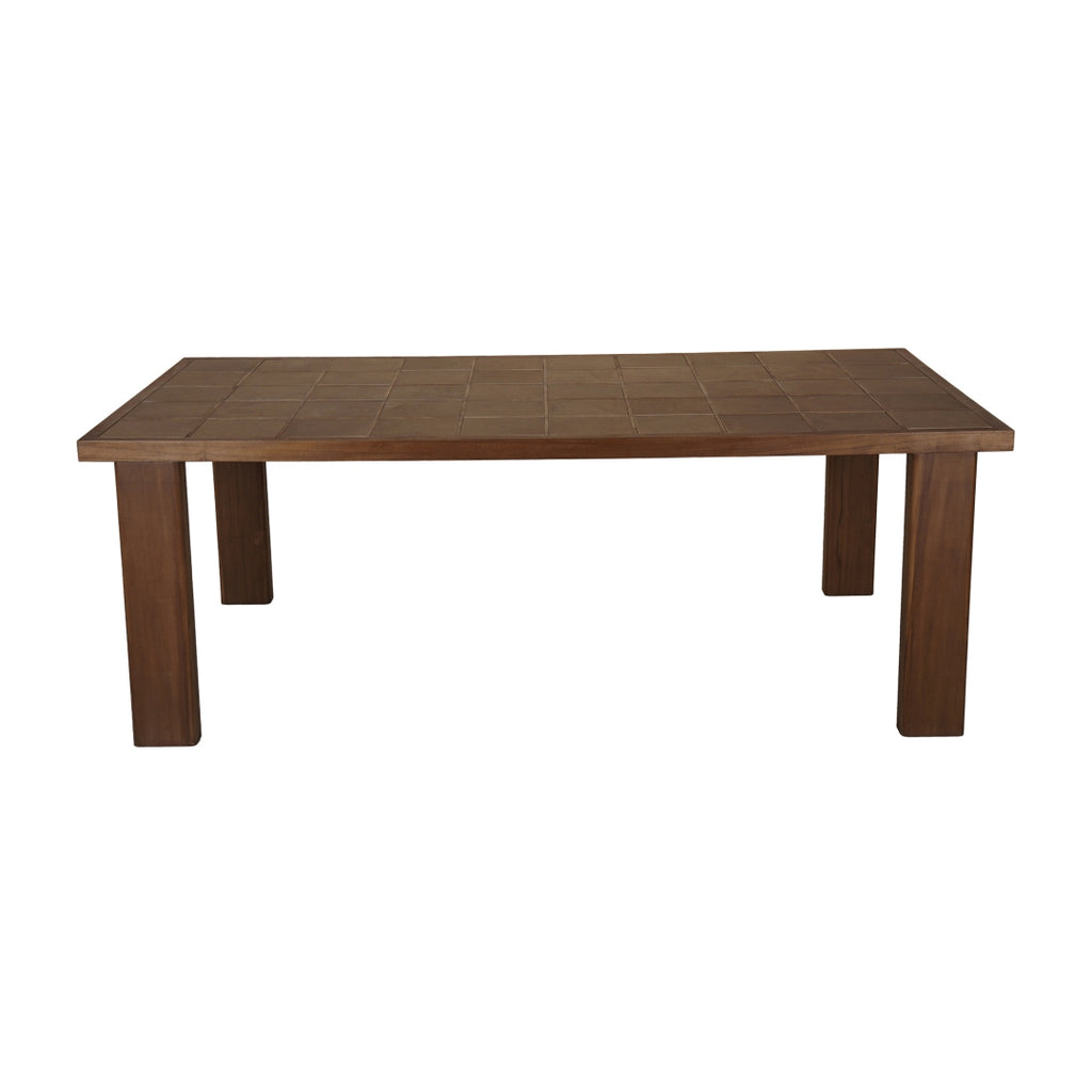 Marina Outdoor Dining Table Brown | Outdoor Dining Tables | Moe's - Light House Co.