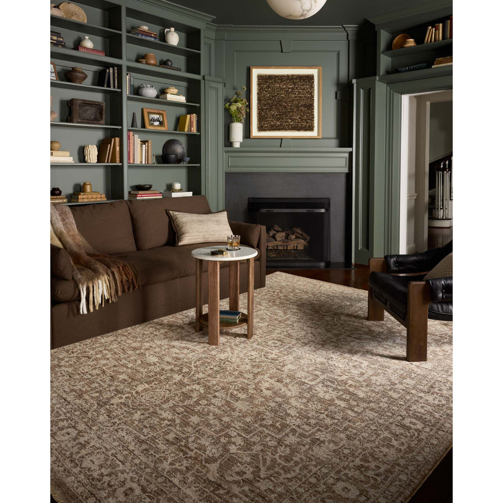 Newman Dark Taupe / Natural Rug - Light House Co.