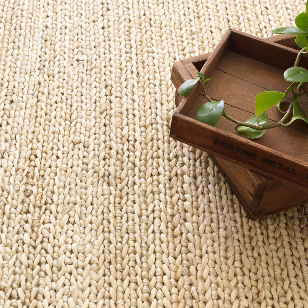 Jute Woven Natural Rug - Light House Co.