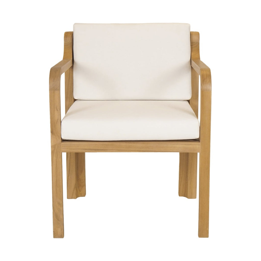 Nellie Outdoor Dining Chair White | Outdoor Dining Chairs | Moe's - Light House Co.