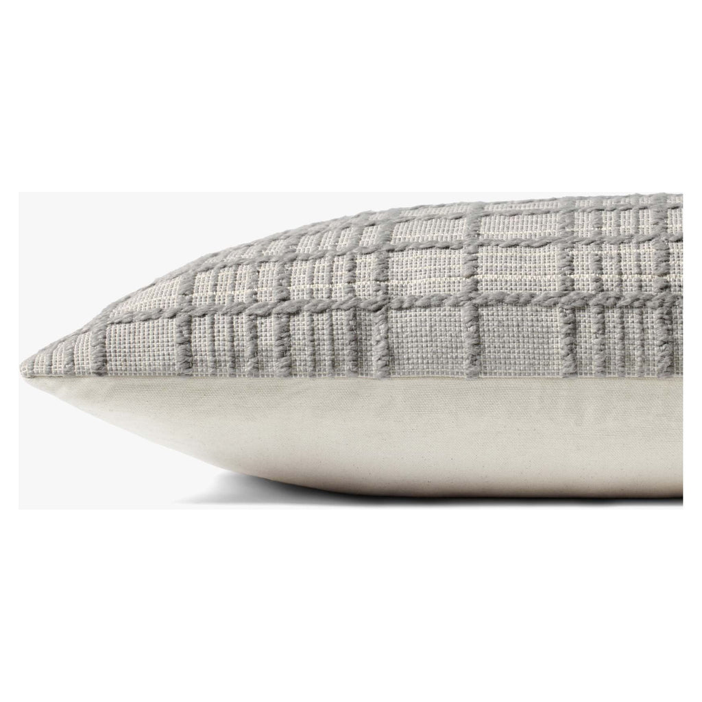 Liv Grey Pillow | Magnolia Home by Joanna Gaines x Loloi - Light House Co.