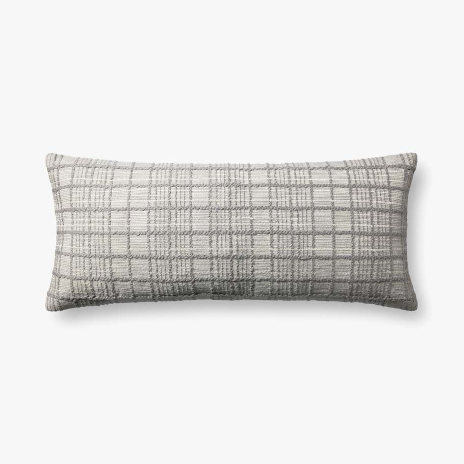 Liv Grey Pillow | Magnolia Home by Joanna Gaines x Loloi - Light House Co.
