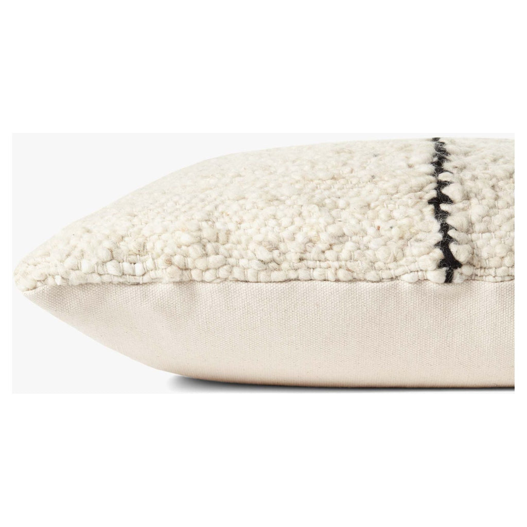 Carla Ivory Black Pillow | Amber Lewis x Loloi - Light House Co.