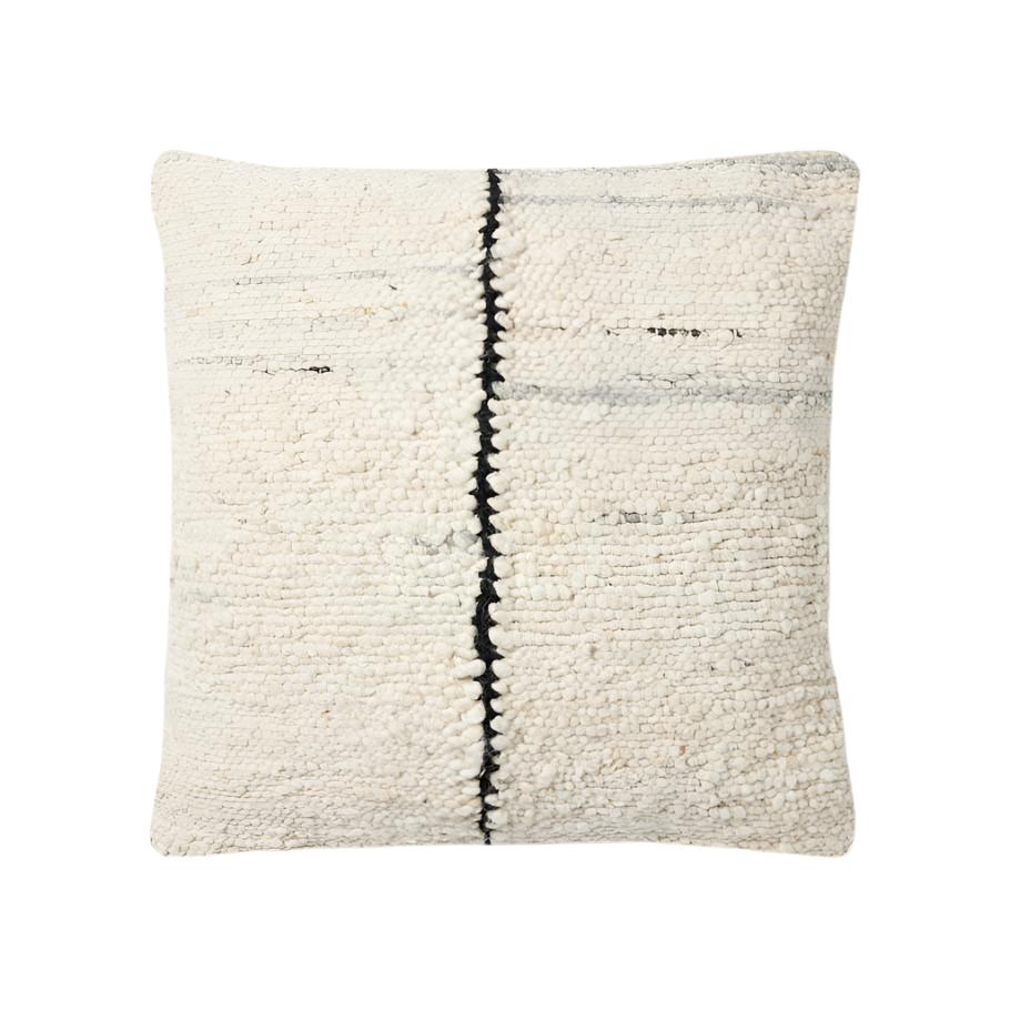 Carla Ivory Black Pillow | Amber Lewis x Loloi - Light House Co.