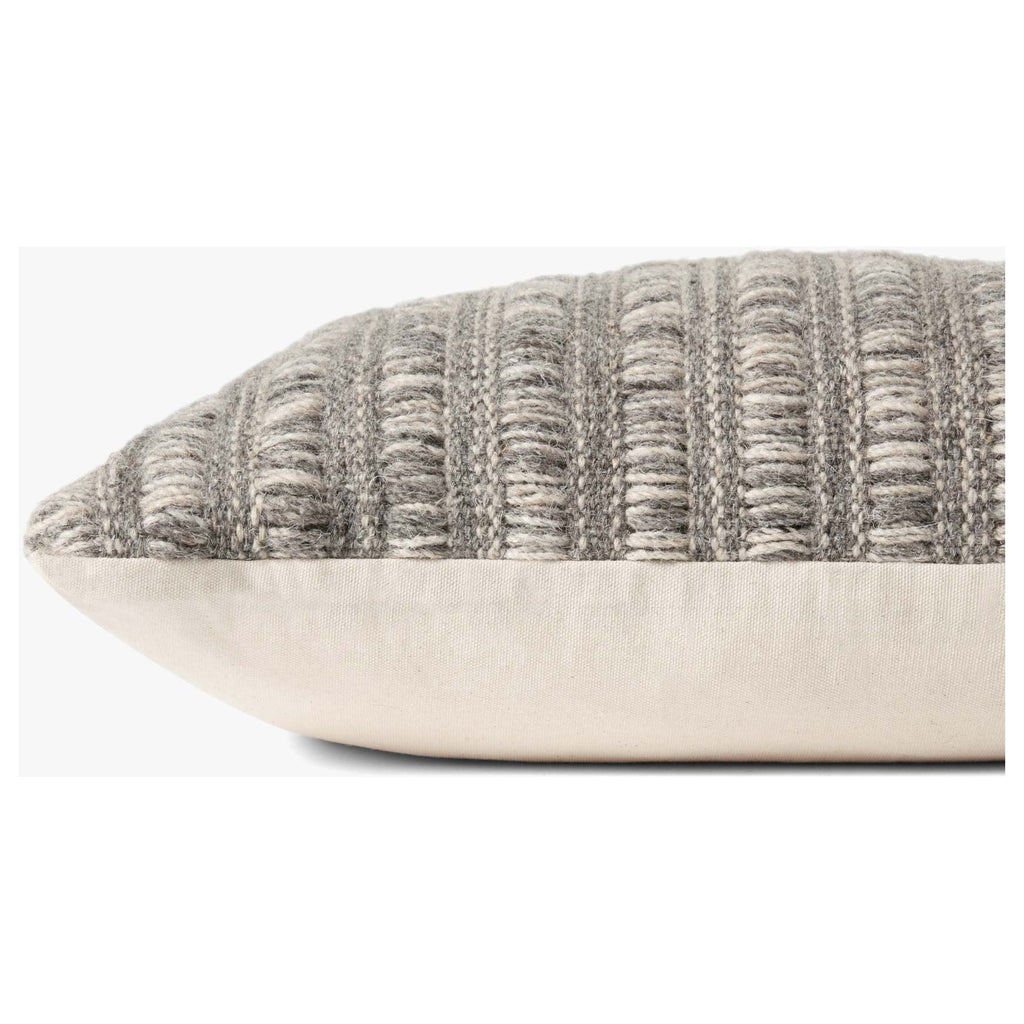Kit Grey Natural Pillow | Amber Lewis x Loloi - Light House Co.