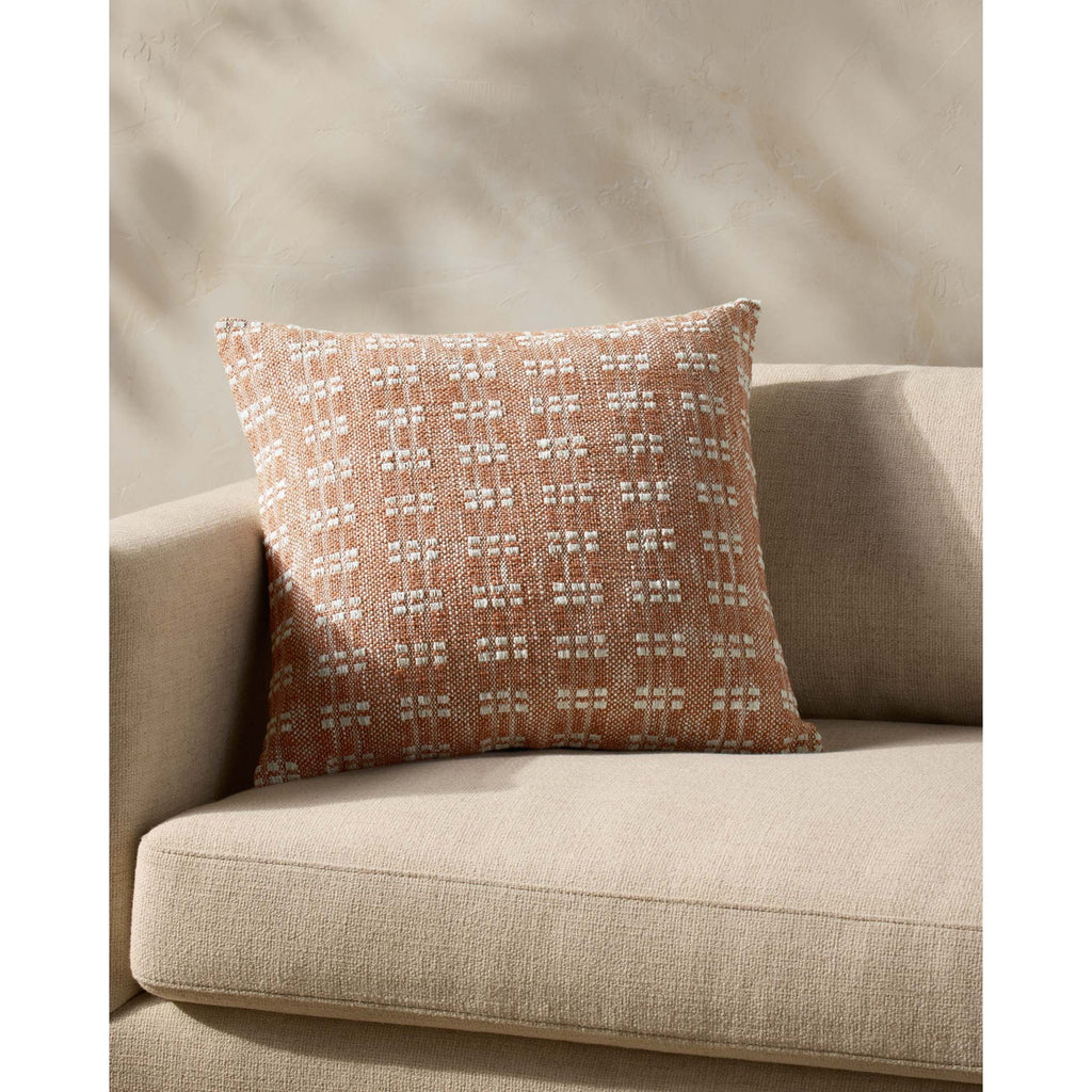 Bryne Rust Pillow | Magnolia Home by Joanna Gaines x Loloi - Light House Co.