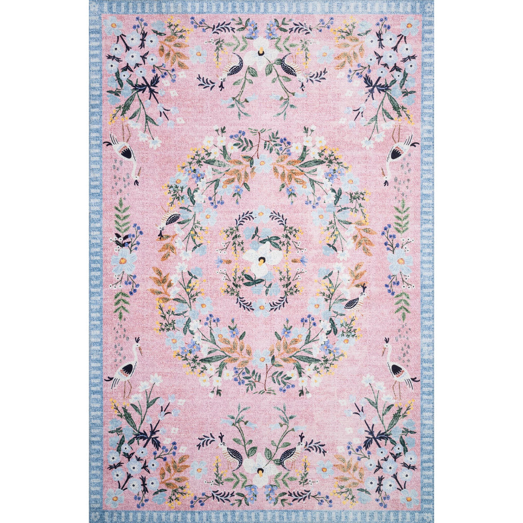 Palais Rose  /  Sky | Rifle Paper Co. Rugs x Loloi - Light House Co.