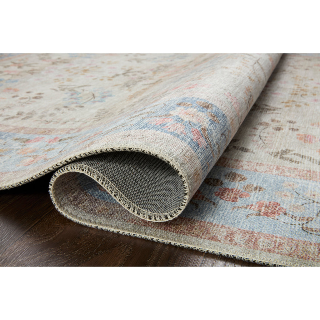 Palais Lt. Blue | Rifle Paper Co. Rugs x Loloi - Light House Co.