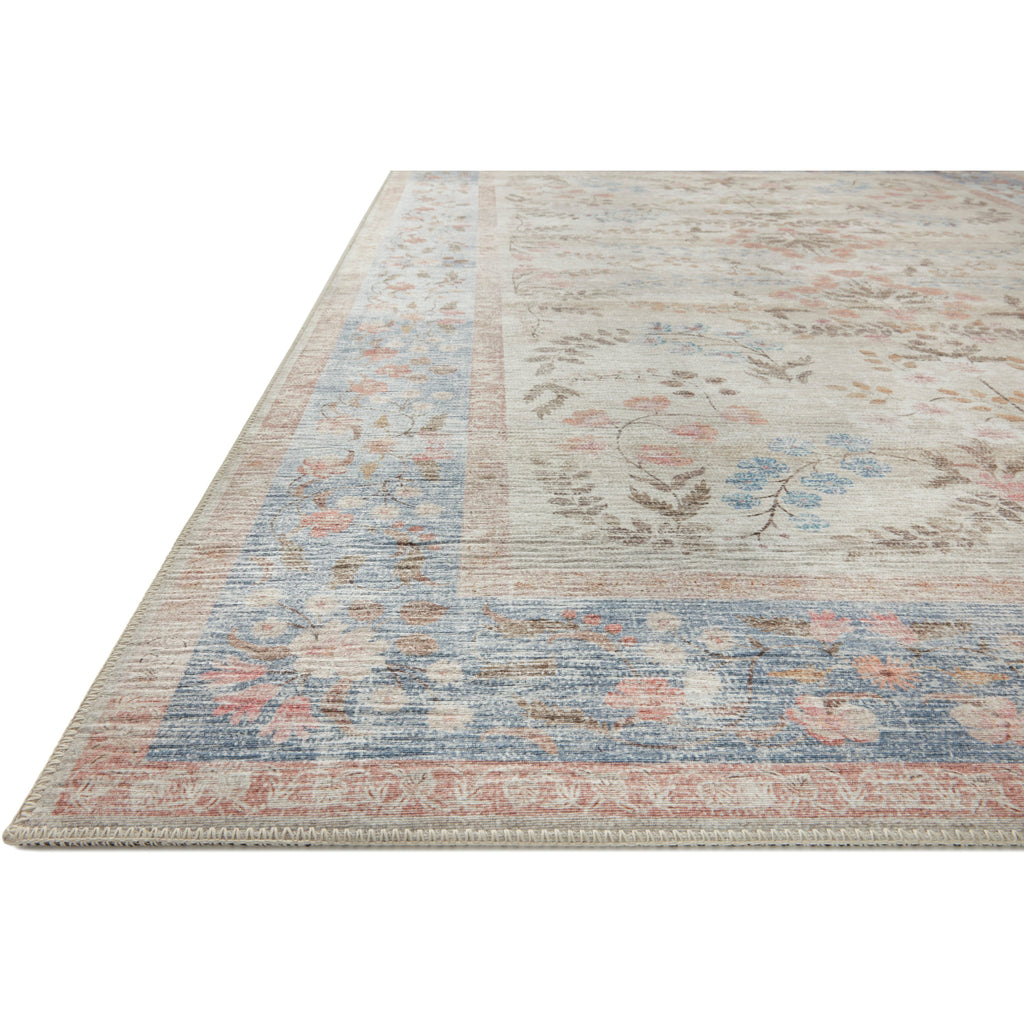 Palais Lt. Blue | Rifle Paper Co. Rugs x Loloi - Light House Co.