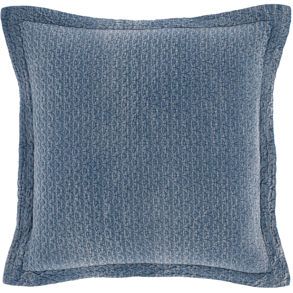 Hawley Indigo Matelasse Sham - Light House Co.