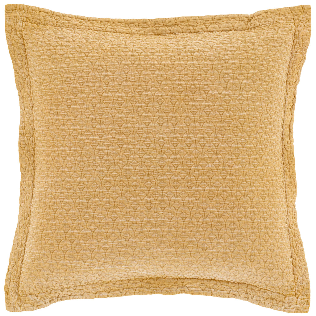 Hawley Ochre Matelasse Sham - Light House Co.