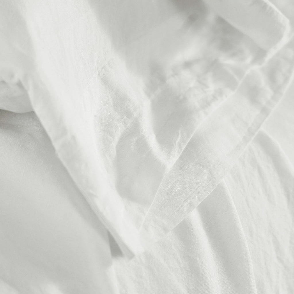 Luna Linen White Pillowcases - Light House Co.