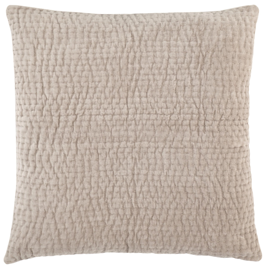 Viola Velvet Grey Quilted Sham - Light House Co.