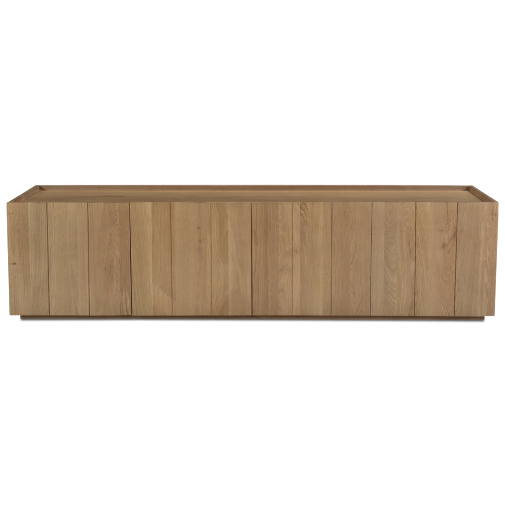 Plank Natural Media Cabinet - Light House Co.