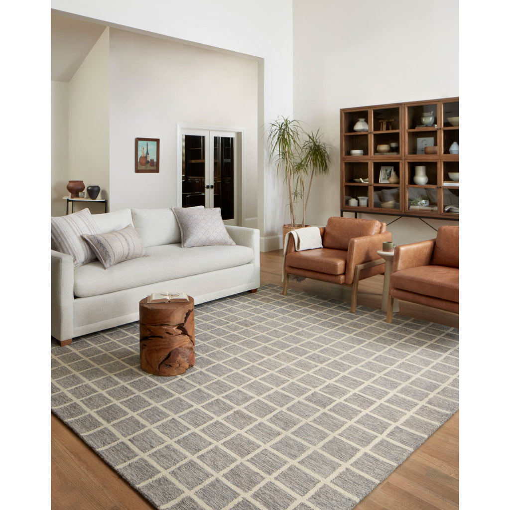 Polly Slate / Ivory Rug | Chris Loves Julia x Loloi - Light House Co.