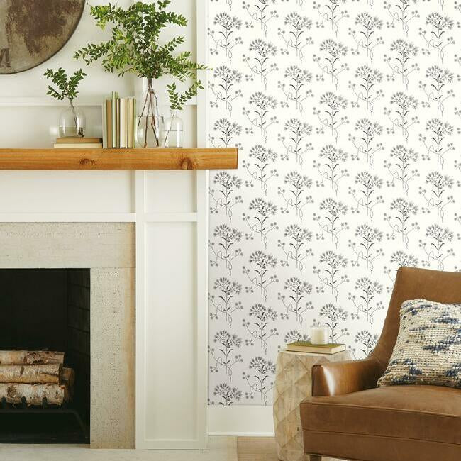 Wildflower Premium Peel + Stick Wallpaper | Peel and Stick Wallpaper | York Wallcoverings - Light House Co.