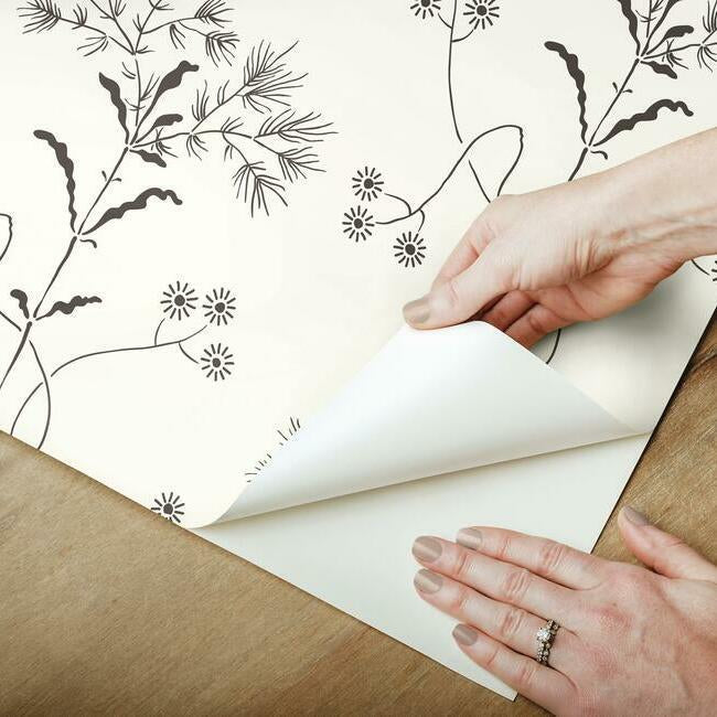 Wildflower Premium Peel + Stick Wallpaper | Peel and Stick Wallpaper | York Wallcoverings - Light House Co.