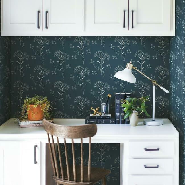 Wildflower Premium Peel + Stick Wallpaper | Peel and Stick Wallpaper | York Wallcoverings - Light House Co.