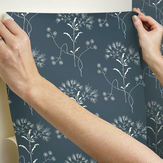 Wildflower Premium Peel + Stick Wallpaper | Peel and Stick Wallpaper | York Wallcoverings - Light House Co.