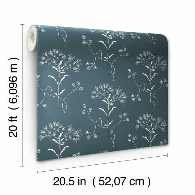 Wildflower Premium Peel + Stick Wallpaper | Peel and Stick Wallpaper | York Wallcoverings - Light House Co.