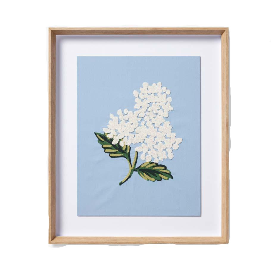 Hydrangea Blue / Cream Wall Art | Rifle Paper Co. x Loloi - Light House Co.