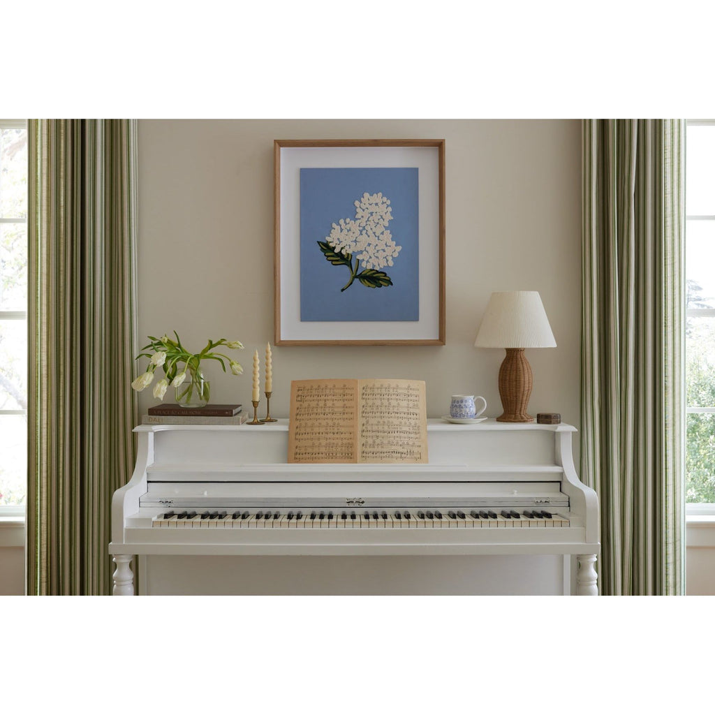 Hydrangea Blue / Cream Wall Art | Rifle Paper Co. x Loloi - Light House Co.