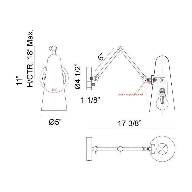 Blink Double Arm Wall Sconce - Light House Co.