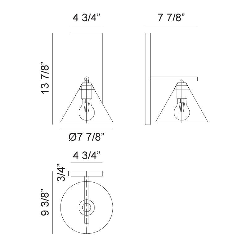 Bliss Sconce - Light House Co.